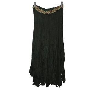 Chaudry Sports KC Thanksgiving Forest Green Maxi Skirt